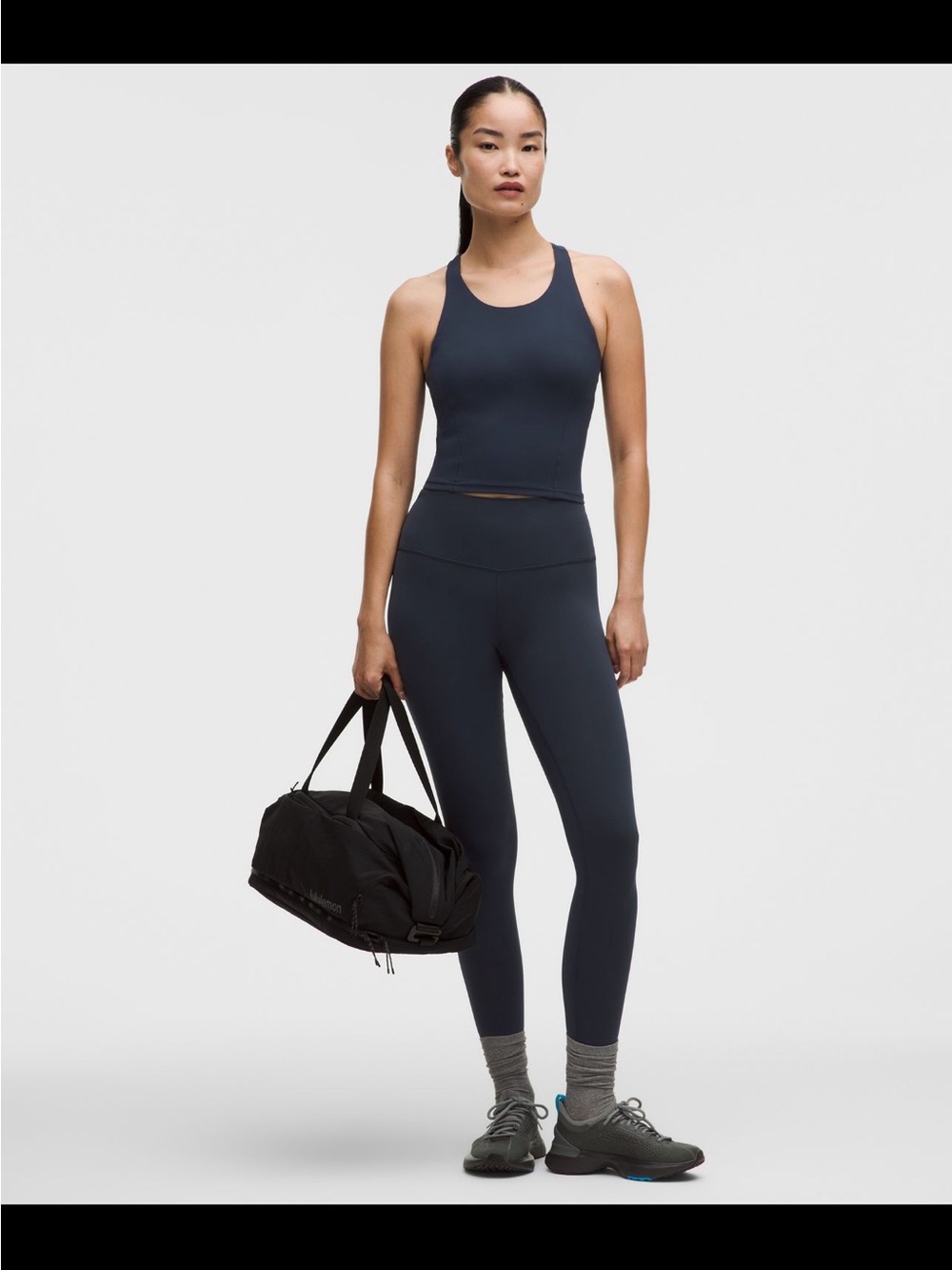 lululemon athletica Wunder Train HR Tight 28" - Black & Purple